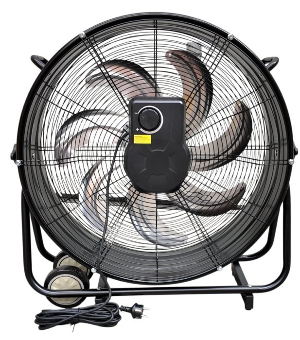 Spero 14.000 m3/h - 60cm Fan Geluidsarm Industrie Drum Vloerventilator Kantelbaar - SPV601