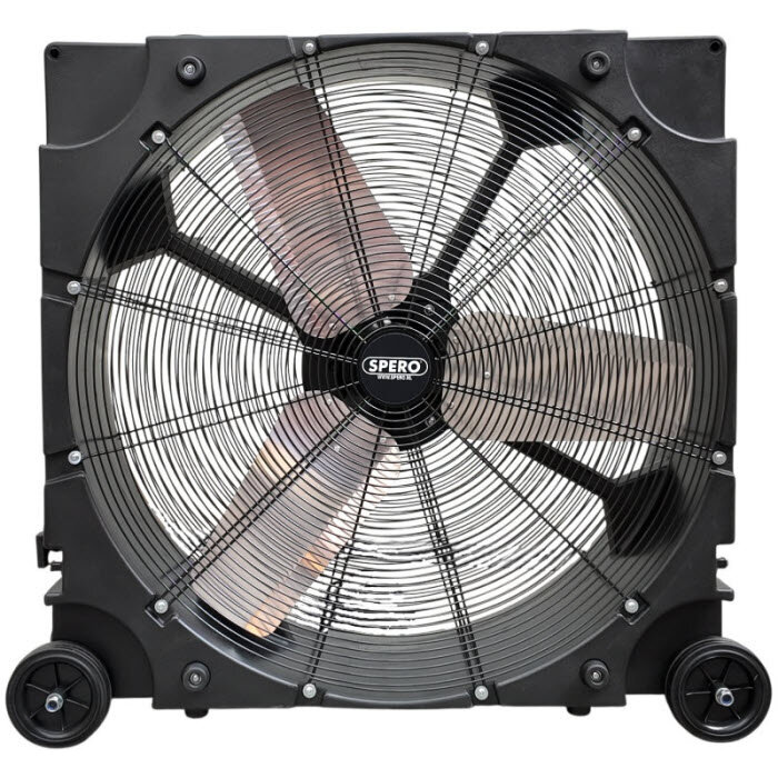 Spero TURBO Kunststof Vloerventilator 22.200 m3/h - 90cm FanTURBO Kunststof Vloerventilator Koppelbaar - SPK900