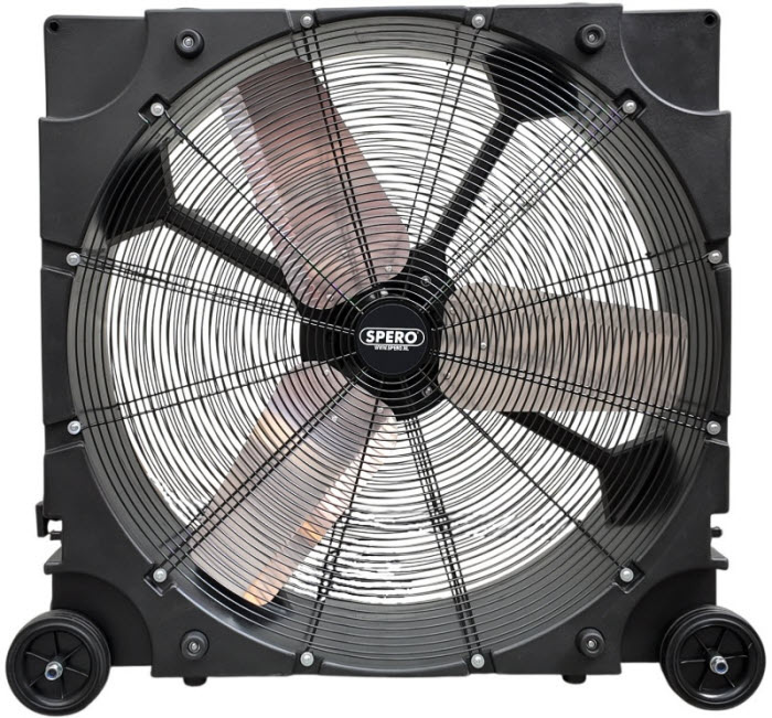 Spero TURBO Kunststoff-Standventilator 22.200 m³/h - 90 cm Ventilator, verbindbar - SPK900