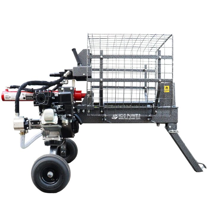 Hzc / Landworks Holzspalter HS12288, 12 Tonnen, 53 cm, horizontal, Benzinmotor