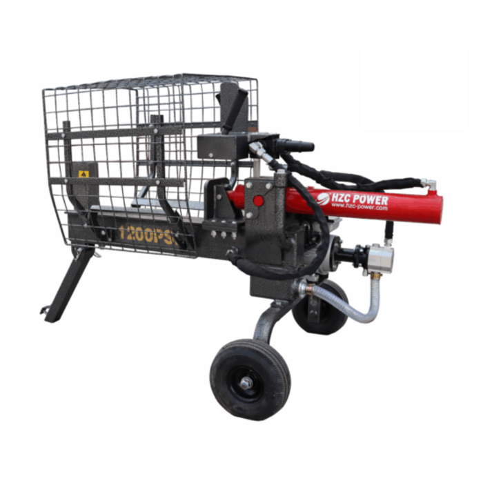 Hzc / Landworks Holzspalter HS12288, 12 Tonnen, 53 cm, horizontal, Benzinmotor