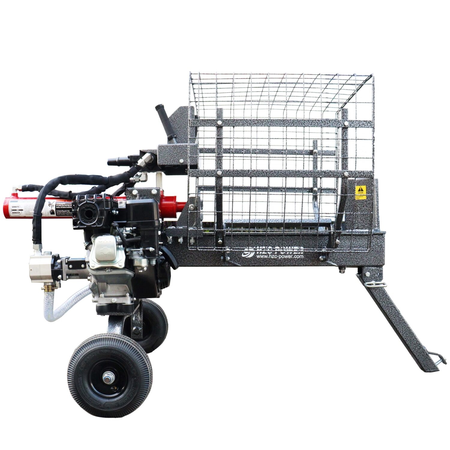 Hzc / Landworks Holzspalter HS12288, 12 Tonnen, 53 cm, horizontal, Benzinmotor - Copy