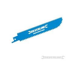 Silverline 6/9 tpi raid saber saw blade, 3 hp.