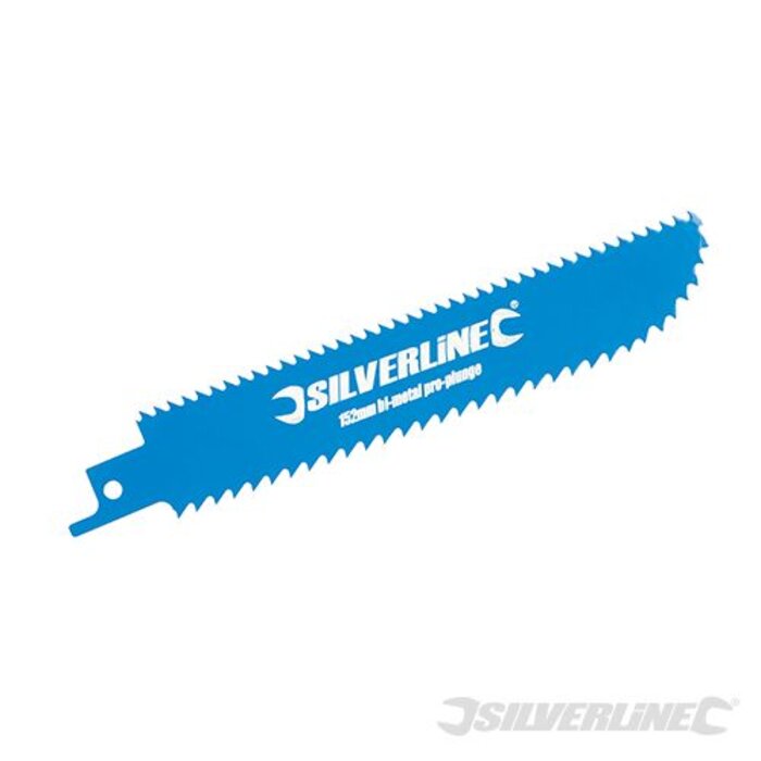 Silverline 6/9 tpi raid saber saw blade, 3 hp.