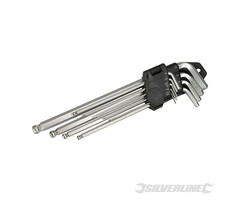 Silverline 9-delige balkop inbussleutel set, Expert