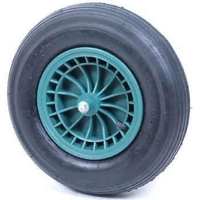 Nize Wheelbarrow Wheel Rim made of polypropylene plastic, color green.