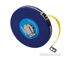 Silverline Stalen Landmeter 50Mtr.