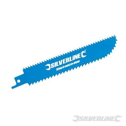 Silverline 6/9 tpi inval reciprozaagblad, 3 pk.