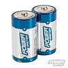 Silverline Type D Super Alkaline Batterij Lr20, 2 Pk.