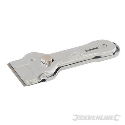 Silverline Metalen krabber Chroom geplateerde stalen krabber