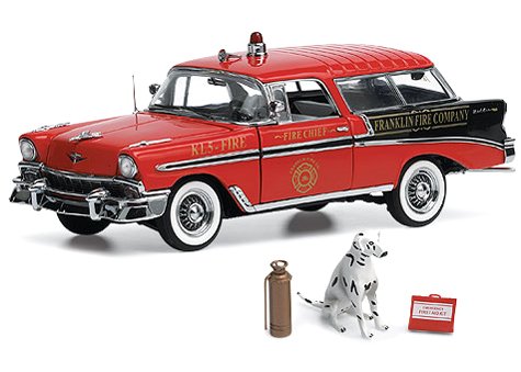 Frankin Mint FRANKLIN MINT PRECISION MODELS ´56 CHEVROLET NOMAD FIRE CHIEF 1/24
