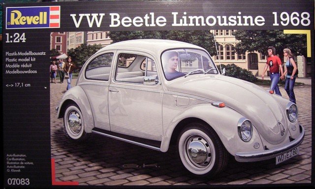 Revell REVELL MODÈLE RÉDUIT 1/24 PLASTIC VW BEETLE LIMOUSINE 1968