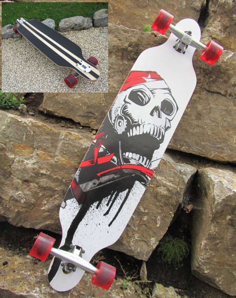 Longboard Skull Longboard Skull