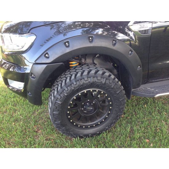 Kut Snake  Spatbordverbreders voor Ford Ranger PX - 55 mm breed (2011-nu)