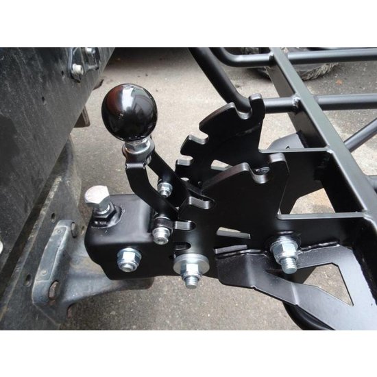 F-4X4 Universele drager voor op de trekhaak te monteren