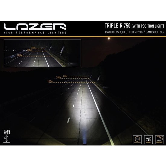 Lazer Triple-R 750 Standard with Position Light ROAD