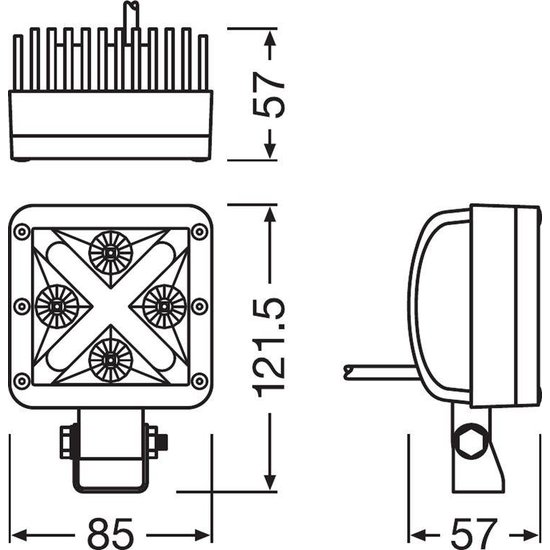 OSRAM OSRAM CUBE-X MX85-WD Breedstraler