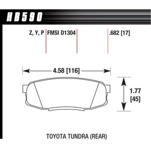 Superduty Remblokken Achterkant