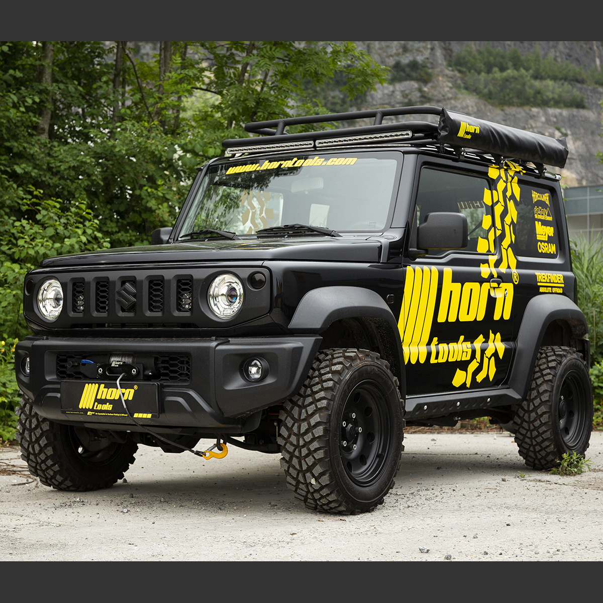 Suzuki Jimny GJ + 20 mm veer-kit met certificaat TREKFINDER®