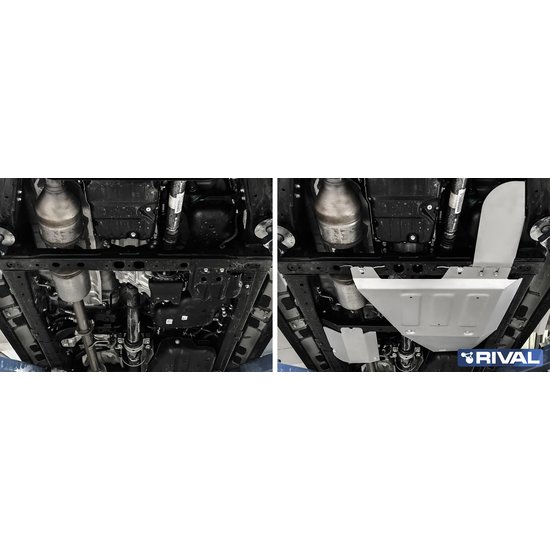 Rival 4x4 BESCHERMPLAAT RIVAL BT + ADBLUE + LAMBDA-SONDE TOYOTA HILUX REVO (ALLEEN 2.4)