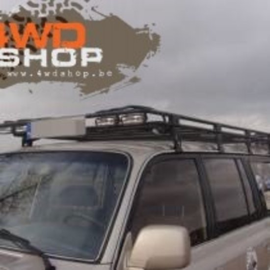 F-4X4 DAKREK / ROOFRACK MET GAAS TOYOTA LAND CRUISER J80 89-98