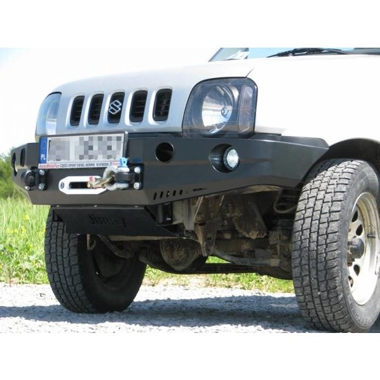 F-4X4 VOORBUMPER / WINCHBUMPER  ZONDER BULLBAR SUZUKI JIMNY BENZINE 05-17