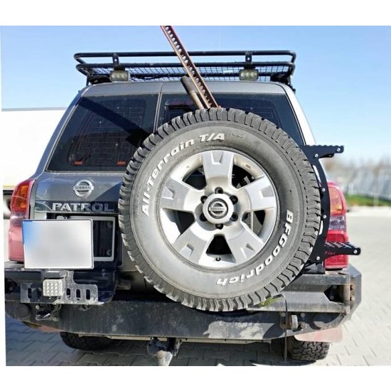 F-4X4 UNIVERSELE LADDER - TRAPPEN VOOR RESERVEWIEL