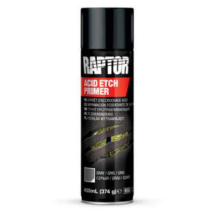 RAPTOR LINER ETCH PRIMER VOOR BLANKE METALEN OF CHROME ONDERDELEN