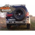 F-4X4 MITSUBISHI PAJERO SPORT 96-00  RESERVEWIEL BEVESTGING