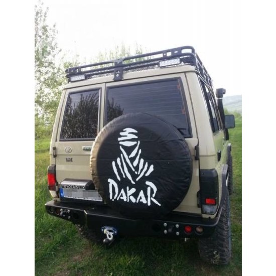 F-4X4 ACHTERBUMPER MET LIERPLAAT TOYOTA LAND CRUISER HZJ 71 99-07