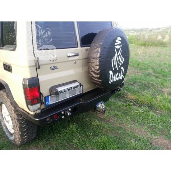 F-4X4 ACHTERBUMPER MET LIERPLAAT TOYOTA LAND CRUISER HZJ 71 99-07