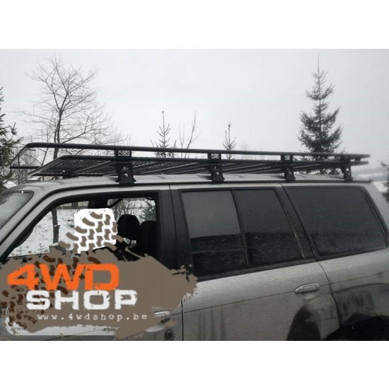 F-4X4 DAKREK / ROOFRACK NISSAN PATROL Y61 LANGE VERSIE