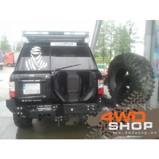 F-4X4 ACHTERBUMPER MET WINCHPLAAT NISSAN PATROL Y61