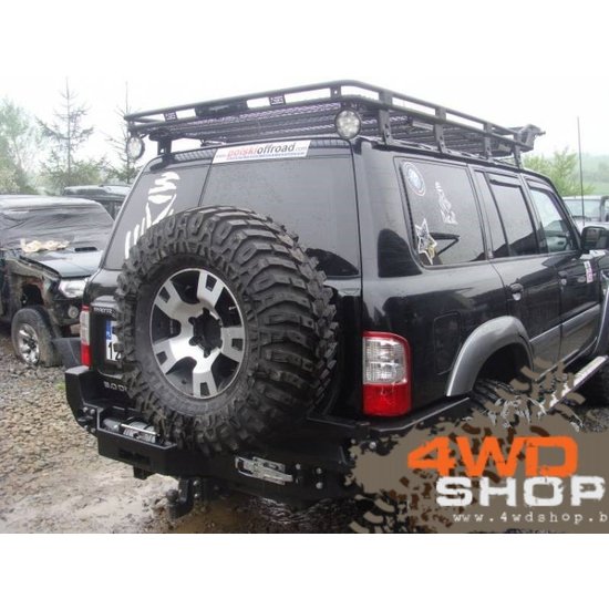 F-4X4 ACHTERBUMPER MET WINCHPLAAT NISSAN PATROL Y61