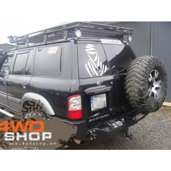 F-4X4 ACHTERBUMPER MET WINCHPLAAT NISSAN PATROL Y61