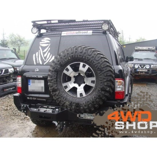 F-4X4 ACHTERBUMPER MET WINCHPLAAT NISSAN PATROL Y61