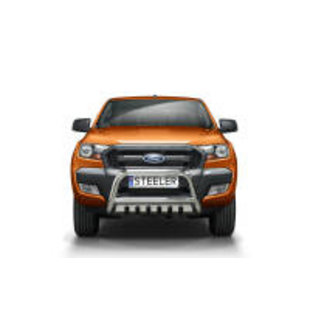 Bullbar with cross bar and axle-plate - Ford Ranger