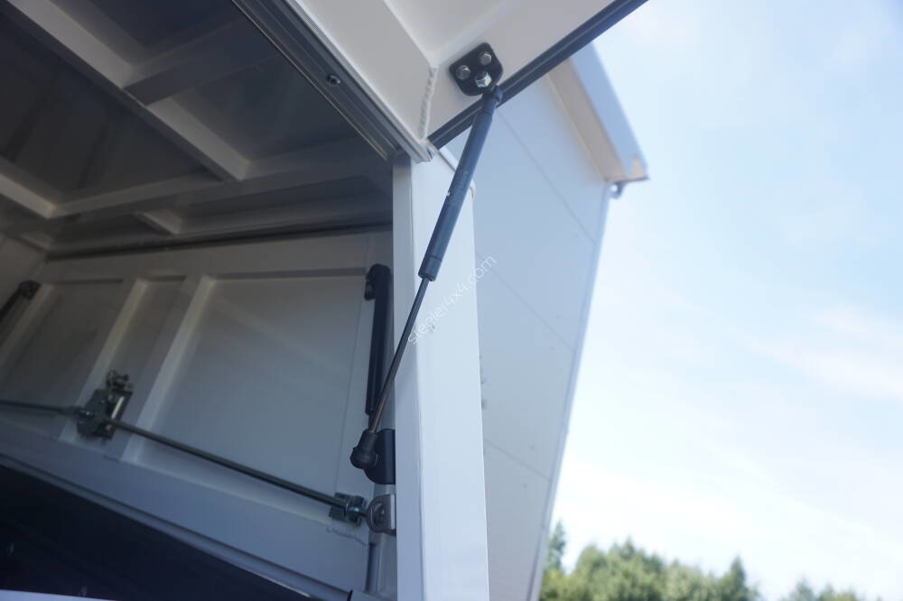 Aluminium technical canopy - with side doors - Isuzu D-Max double cabin (2012 - 2017 - 2020)