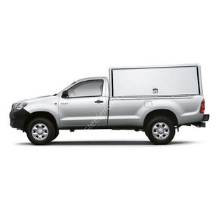 Aluminium technical canopy - with side doors - Isuzu D-Max single cabin (2012 - 2017 - 2020)