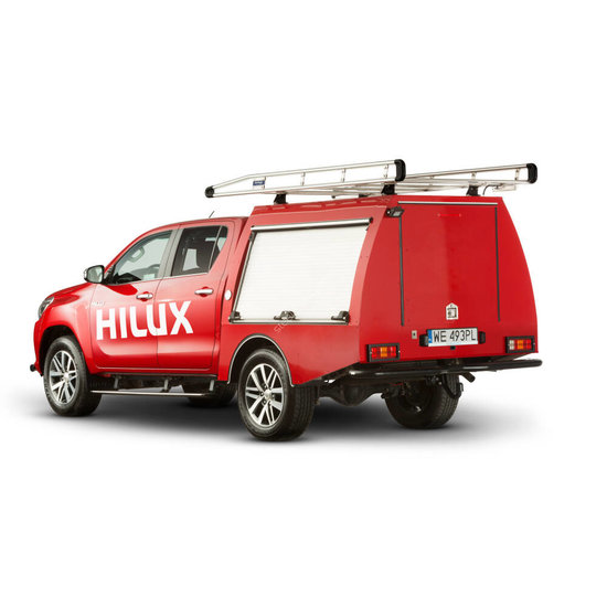 Commercial hard top - with roll-covers - Ford Ranger single cabin (2012 -)