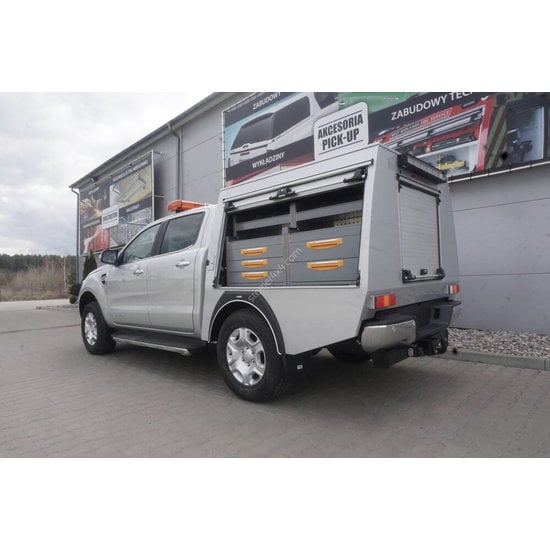 Commercial hard top - with roll-covers - Ford Ranger double cabin (2012 -)