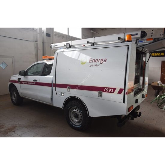 Commercial hard top - with side doors - Ford Ranger extra cabin (2012 -)