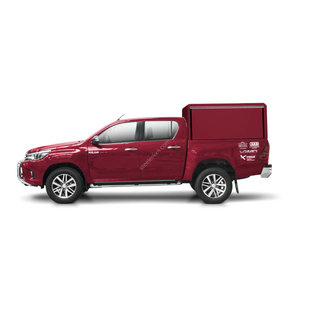 Aluminium technical canopy - with side doors - Ford Ranger double cabin (2012 -)