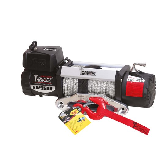 T-Max T-MAX WINCH/LIER XP 9500S (4305KG) 12V X POWER-SERIE (SYNTHETISCH TOUW)