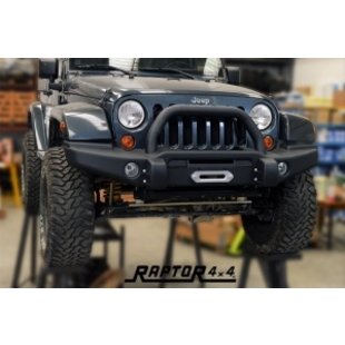 VOORBUMPER MET LIERHOUDER  JEEP WRANGLER JK