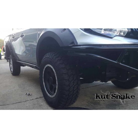 Kut Snake  FENDER FLARES FOR MITSUBISHI L200 MQ – 2015 – 2017 – 70 MM WIDE