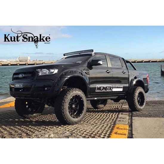 Kut Snake  FENDER FLARES FORD RANGER PX1, 2 AND 3- 55 MM WIDE – SMOOTH FINISH