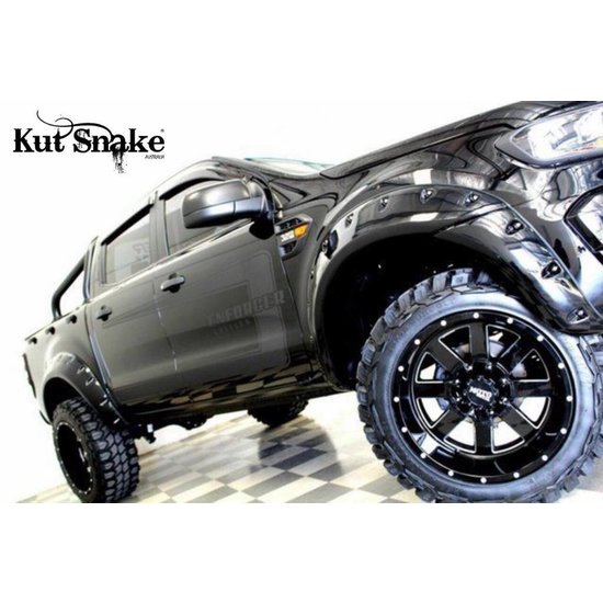Kut Snake  FENDER FLARES FORD RANGER PX1, 2 AND 3- 55 MM WIDE – SMOOTH FINISH