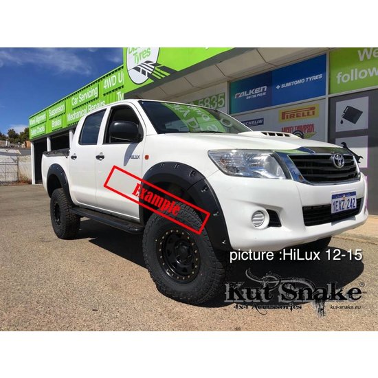 Kut Snake  FENDER FLARES FOR TOYOTA HI-LUX 2005-2012 STANDARD (PRE FACE-LIFT) – 50 MM WIDE