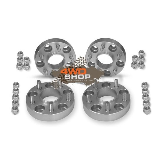 4WD SHOP WHEEL SPACER 30MM 5X127  - JEEP WRANGLER JK EN GRAND CHEROKEE VANAF 99
